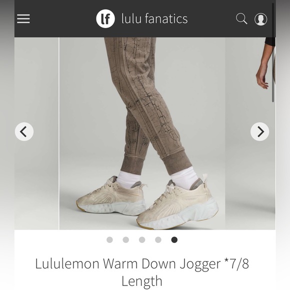 Lululemon Warm Down Jogger *7/8 Length
Thread Dye Rover Black - Picture 5 of 14